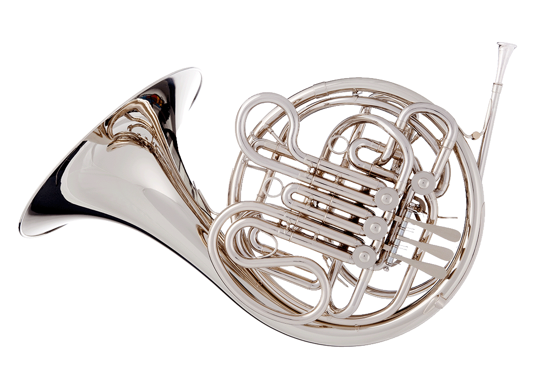 Silver French Horn